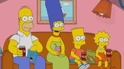 (v.l.n.r.) Homer; Marge; Bart; Lisa