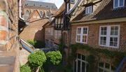 Das Lüneburger Wasserviertel: Früher lebten hier Fluss-Schiffer, Kaufleute und Handwerker.