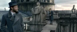 Albus Dumbledore (Jude Law, l.) und Newt Scamander (Eddie Redmayne, r.)