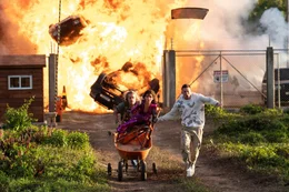v.li.: Jack Trainer (Brad Pitt), Loretta / Angela (Sandra Bullock) und Alan / Dash (Channing Tatum)