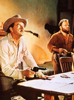 NDR Fernsehen NEVADA SMITH, "Nevada Smith", am Sonntag (01.05.11) um 00:30 Uhr. Der Revolverheld Tom Fitch (Karl Malden, li.) regelt Konflikte am liebsten mit dem Schie&szlig;seisen...
