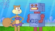 L-R: Sandy, Sandy's robot