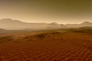 Der Mars ist, von der Sonne aus gez&auml;hlt, der vierte Planet im Sonnensystem und der &auml;u&szlig;ere Nachbar der Erde.