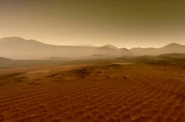 Der Mars ist, von der Sonne aus gez&auml;hlt, der vierte Planet im Sonnensystem und der &auml;u&szlig;ere Nachbar der Erde.