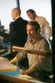 REENACTMENT - The Tenerife Operator (played by background performer Guillermo Baez) in the Tenerife control tower. REENACTMENT - The Tenerife Operator (played by background performer Guillermo Baez) in the Tenerife control tower.