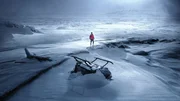 Artwork zum Film "Arctic" von Joe Penna mit Mads Mikkelsen in der Hauptrolle.