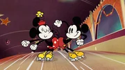 THE WONDERFUL WORLD OF MICKEY MOUSE - "Keep on Rollin" - Mickey and his friends' disco night at the roller rink is placed in peril when Peg-Leg Pete and his gang crash the party and ruin the fun. MINNIE MOUSE, MICKEY MOUSE