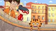 Mirette und ihre Freunde wundern sich: Warum gibt es in ganz Rom kein Wasser mehr?