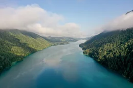 Der Weissensee ist der h&ouml;chstgelegene Badesee &Ouml;sterreichs.