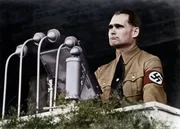 Rudolf Hess Rede zum Treuebekenntnis der Auslandsdeutschen zur 5. Reichstagung der Auslandsdeutschen im Adolf Hitler Stadion in Stuttgart.