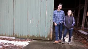 Hero of both hosts outside a barn Hero of both hosts outside a barn
