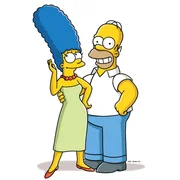 L-R: Marge, Homer