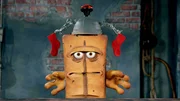 Brotfluencer Bernd trägt den Sockenfinder.