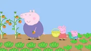 v.li.: Grandpa Pig, Peppa Pig, George Pig v.li.: Grandpa Pig, Peppa Pig, George Pig