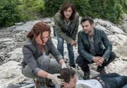 "Soko Kitzb&uuml;hel", "Trauerreden." Im Bild (v.li.): Christine Klein (Dr. Haller), Julia Cencig (Nina Pokorny), Jakob Seeb&ouml;ck (Lukas Roither), Philipp Hansa (Tobias Kuschner).