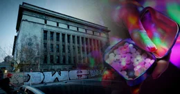 Das "Berghain" ist ein Techno-Klub im Stadtbezirk Friedrichshain in Berlin. Der Name des m&auml;chtigen Geb&auml;udes leitet sich aus dem Bezirksnamen Kreuzberg-Friedrichshain ab. 2004 wurde das "Berghain" er&ouml;ffnet.