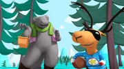 Super-Edgar und Frank testen neue Treibstoffe. Super-Edgar und Frank testen neue Treibstoffe.
