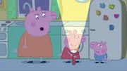 v.li.: Mummy Pig, Peppa Pig, George Pig