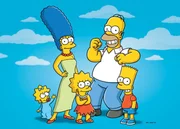 (22. Staffel) - Eine nicht alltägliche Familie: Marge (2.v.l.), Maggie (l.), Bart (r.), Lisa (M.) und Homer Simpson (2.v.r.) ... (22. Staffel) - Eine nicht alltägliche Familie: Marge (2.v.l.), Maggie (l.), Bart (r.), Lisa (M.) und Homer Simpson (2.v.r.) ...