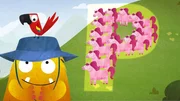 Nitso findet auf einer Wiese viele pinke Ponys. Nitso findet auf einer Wiese viele pinke Ponys.