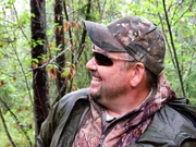 Charlie Wright happy to find a great place to build his cabin near his home village of Rampart, away from the coming road in Tanana.