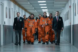 Jos&eacute; (Michael Pena, 2.v.l.), Sturckow (Garret Dillahunt, 2.v.r.)