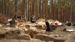 Grabung in Bad Belzig: Arch&auml;ologen gehen auf Spurensuche an einstigen Orten des Grauens. Was geschah fr&uuml;her auf Richtst&auml;tten? Wie wurden Todesurteile vollstreckt und was wei&szlig; man &uuml;ber die Opfer?