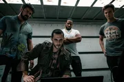 L-R: Billy Butcher (Karl Urban), Frenchie (Tomer Kapon), Mother's Milk (Laz Alonso), Hughie Campbell (Jack Quaid)