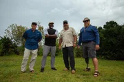 L-R: Dave Cziko, Mike Still, Moe Mottice und Chuck Meier auf der Jagd nach Geisterschiffen.