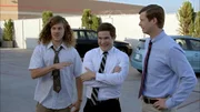 L-R: Blake Henderson (Blake Anderson), Adam DeMamp (Adam DeVine), Anders Holmvik (Anders Holm)