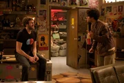 Roy Trenneman (Chris O'Dowd, l.); Maurice Moss (Richard Ayoade, r.)