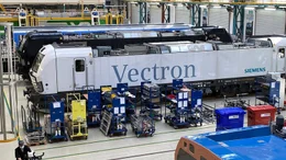 Bildunterschrift:  Die E-Loks der Marke Vectron werden von 700 Mitarbeitern auf einer Fl&auml;che von 40.000 Quadratmetern in M&uuml;nchen gebaut.