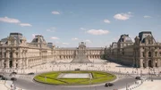 Der Louvre Palast und Museum Der Louvre Palast und Museum