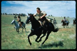 Mit anderen Gl&uuml;ckssuchenden versucht der Ire Joseph Donelly in Oklahoma ein St&uuml;ck Land zu ergattern.