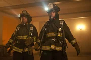 L-R: Christopher Herrmann (David Eigenberg), Matthew Casey (Jesse Spencer)