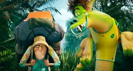 Drac (Brian Hull) and Monster Johnny (Andy Samberg) in Columbia Pictures' HOTEL TRANSYLVANIA: TRANSFORMANIA.