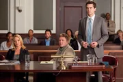 Kate Levering (Kim Kaswell), Jackson Hurst (Grayson Kent, re.).