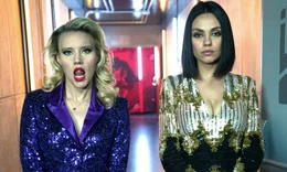 Morgan (Kate McKinnon, l.); Audrey (Mila Kunis, r.)