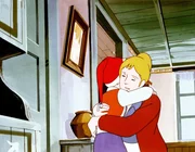 Um Martin zu retten, der von den Eltern eingefangen wurde, vergisst Nils seine Angst und stürmt in das Haus. Seine Mutter umarmt ihn – und Nils stellt fest, dass er plötzlich wieder groß ist.