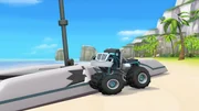Ein Segelbootausflug bringt die Trucks in eine Notlage; nachdem Crusher die anderen zu einem Wettrennen herausgefordert hat, stranden sie auf einer einsamen Insel. Ein Segelbootausflug bringt die Trucks in eine Notlage; nachdem Crusher die anderen zu einem Wettrennen herausgefordert hat, stranden sie auf einer einsamen Insel.