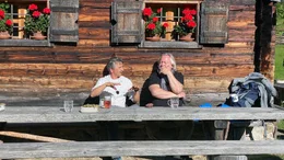 Blahbergalm in Ober&ouml;sterreich. Franz Sieghartsleitner und Gregor Seberg.
