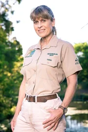 Terri Irwin at the Australia Zoo. Terri Irwin at the Australia Zoo.