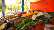 Frisches Gemüse vom Markt.