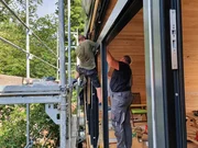 Fensterbauer im Einsatz