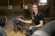 Bei Leonie Froböse auf dem Hof Froböse in Lage (Ostwestfalen - Lippe).