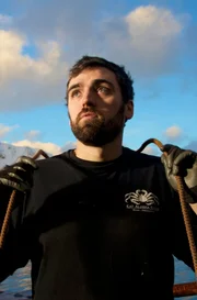 Cape Caution. Deckhand Zack Larson.