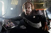 Lieutenant Commander Worf (Michael Dorn) ist der erste Klingone im Dienst der Sternenflotte.