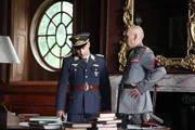 REENACTMENT - Albert Kesselring (actor William Ludwig) meets Mussolini in his Italian palace to discuss Sicily invasion. (National Geographic/Ed Booth)