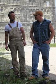 Milwaukee, WI USA: Jay and Mark talking about the brewery.