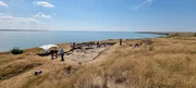 Grabung an der Mündung des Flusses Bug in das Schwarze Meer in der Ukraine. In der Antike lag hier die griechische Kolonie Olbia. Grabung an der Mündung des Flusses Bug in das Schwarze Meer in der Ukraine. In der Antike lag hier die griechische Kolonie Olbia.